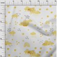 thumbnail image 3 of oneOone Polyester Spandex Medium Yellow Fabric Kids Dress Material Fabric Print Fabric By The Yard 56 Inch Wide, 3 of 4