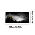 thumbnail image 3 of Boovnll Rugs for Bedroom, Halloween Garage Background Decorative Hanging Cloth Party with Decorative Tapestry Cloth Nursery, Bedroom, Home Decor, Area Rug, Bedroom Rug, Area Rug, Rugs, 3 of 4