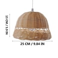 thumbnail image 3 of Up to 65% off Rattan Chandelier Home Stay Real Rattan Weaving Decorative Handmade Lampshade, 3 of 4