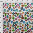 thumbnail image 3 of oneOone Polyester Spandex White Fabric Halloween Sewing Craft Projects Fabric Prints By Yard 56 Inch Wide, 3 of 4
