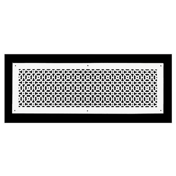 Achtek AIR RETURN 8"x30" Duct Opening (Overall Size 10"x32") | Heavy Cast Aluminum Air Grille HVAC Duct || Powder Coated
