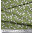 thumbnail image 2 of Soimoi Rayon Fabric Floral Block Printed Craft Fabric by The Yard 42 Inch Wide, 2 of 3