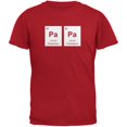 thumbnail image 1 of Father's Day - PaPa Periodic Elements Red Adult T-Shirt, 1 of 1