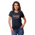 thumbnail image 1 of Inkdotpot T-Shirt Personnalisé pour Femme Haut Épouse Annonce de Mariage Shirt-R1, 1 of 8