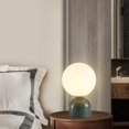 thumbnail image 2 of GROWTH TANK Nordic Marble Table Lamp Desk Light Nightlight for Bedroom , Green, 2 of 8