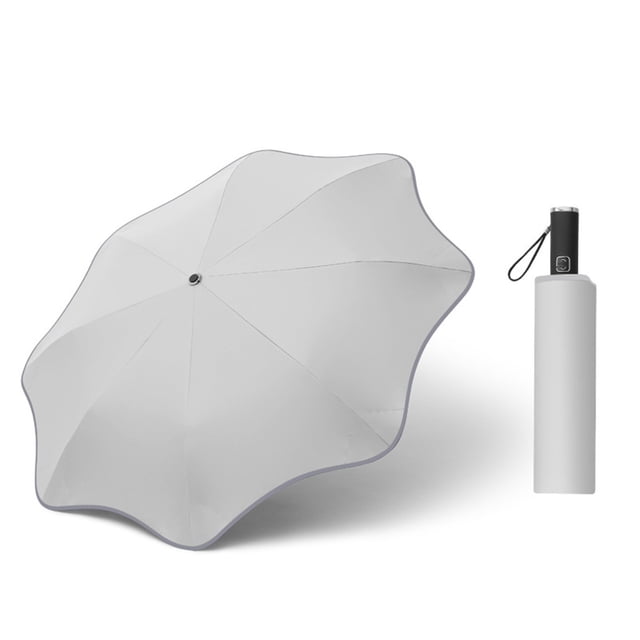 Agiferg Creative 8 Ribs Automatic Umbrella Anti-UV Folding Travel Umbrella Windproof