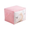 thumbnail image 2 of Large Storage Bags,Non-woven Clothes Quilt Storage Bag Foldable Wardrobe Storage Toy Storage Bag, 2 of 3
