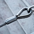 thumbnail image 5 of Unique Bargains 1/16' 1.5mm Aluminum Crimping Loop Sleeve Single Round Ferrule for Wire Rope Cable Line End, Silver 25 Pack, 5 of 5