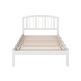 thumbnail image 4 of Lit Plateforme Complet en Bois Massif Richmond, Blanc, 4 of 6