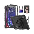 thumbnail image 1 of For Samsung Galaxy Tab S9 Ultra / S8 Ultra 14.6 inch Case with S Pen Holder Rugged Shockproof Protective Cover with Rotating Stand and & Shoulder Strap, Stylus Pen, 1 of 7