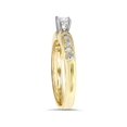 thumbnail image 3 of 1ct Yellow Gold Diamond Engagement Ring 14K, 3 of 4