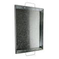thumbnail image 2 of Home Trends White Metal Rectangle Tray ,1 Piece, 2 of 6