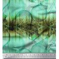thumbnail image 1 of Soimoi Poly Georgette Fabric Men & Hot Air Balloon Holiday Printed Craft Fabric by The Yard 52 Inch Wide, 1 of 3