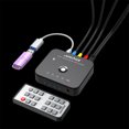 thumbnail image 3 of ZheElen Adaptateur Audio 3,5 mm Commutateur Ordinateur Portable Tablette Télécommande Récepteur Compatible Bluetooth Boîte de Commutation Convertisseur Fournitures Multimédias, 3 of 7