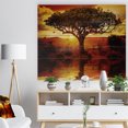 thumbnail image 3 of Design Art - Arbre Solitaire au Coucher du Soleil Africain, 3 of 5