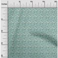thumbnail image 2 of oneOone Rayon Mint Green Fabric Floral Sewing Craft Projects Fabric Prints By Yard 56 Inch Wide, 2 of 4