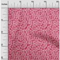 thumbnail image 1 of oneOone Cotton Flex Fabric Leaves & Floral Block Print Fabric BTY 40 Inch Wide, 1 of 4