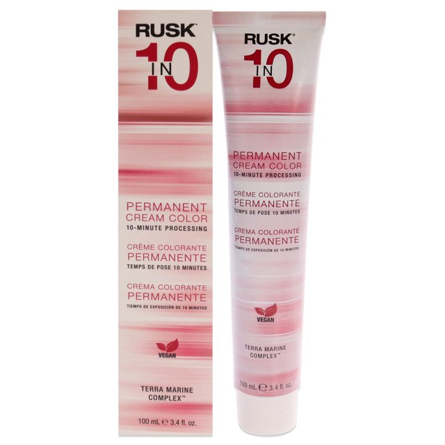Permanent Cream Color In10 - 5A Light Ash Brown by Rusk for Unisex - 3.4 oz Hair Color