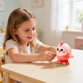 thumbnail image 2 of Wind Up Interactive Jumping Chicken Toy Cute Animal Novelty For Kids Home Travel, 2 of 4