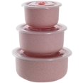 thumbnail image 1 of EASTIN Microwave  Freezer Safe Bowls - 3 Piece Set - with Lids - Soup Bowls  Ramen  Cookware  Food Container Microwave Safe - BPA Free Plastic  Food Storage Containers, 1 of 7