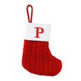 thumbnail image 1 of zanvin Christmas Decor, Cute Letters Christmas Stocking Decoration Christmas Tree Pendant Christmas Style Wool Knitted Socks Decoration Props, Christmas Gifts, 1 of 3