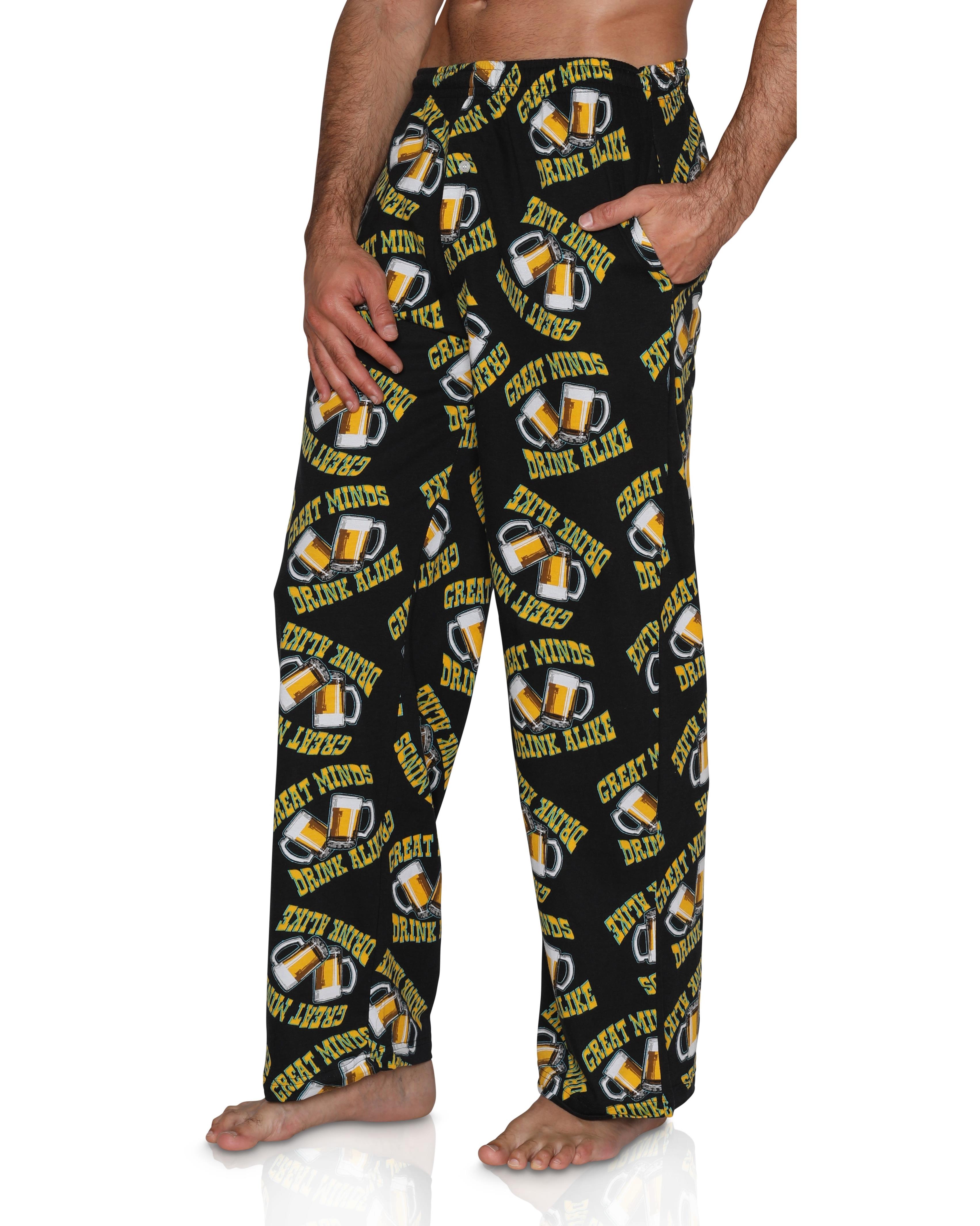 Fun Prints Men's Pajama Lounge Pants Sleepwear Boxers