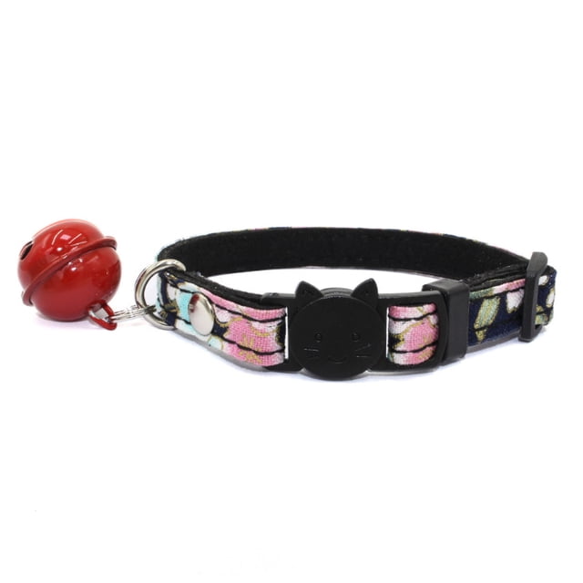 DAMAIE Cat Collars Breakaway with Bell - Outdoor Safety Collar for Cats Kittens