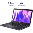 thumbnail image 2 of ASUS 11.6" HD Intel N4020 BGA 4GB 64GB Window 10S Black Refurbished Good, 2 of 5