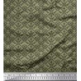 thumbnail image 1 of Soimoi Silk Fabric Artistic Floral Print Fabric by The Yard 42 Inch Wide, 1 of 3