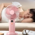 thumbnail image 4 of LSLJS Ventilateur Portatif à Main [15 H Max Temps de Refroidissement] Ventilateur à Main, Ventilateur USB Rechargeable 3600 mAh, Petit Ventilateur à Piles avec 4 Vitesses, Ventilateur Ventilateur, 4 of 8
