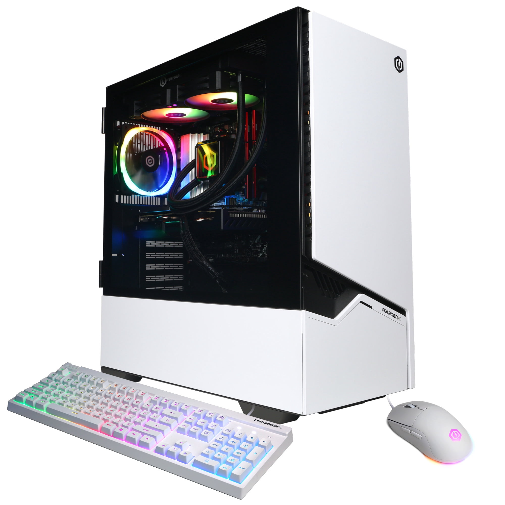 CyberPowerPC Gaming Desktop AMD Ryzen 7 8700F SLC11360CPGV2