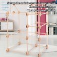 thumbnail image 2 of CUITING Educational DIY Wooden Building Blocks Set - 60 Pieces for Kids to Learn Math  Physics & Engineering Concepts, 2 of 9