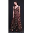 thumbnail image 4 of Bimba Robe Longue à Imprimé Floral pour Femmes, Bretelles Spaghetti, Col en V, Maxi, Tenue de Plage - X-Grand, 4 of 4