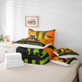 thumbnail image 5 of YST 7-Piece Halloween Bedding Set, Black Cat Theme, Queen Size, Polyester, Bed in a Bag, 5 of 5