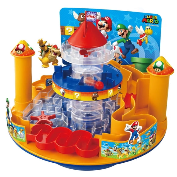Epoch Games Super Mario Castle Land, Tabletop Skill and Action Game, Ages 5+