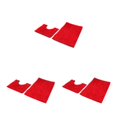 thumbnail image 3 of kurtrusly 1/2/3 Polyester Chenille Rug Carpet With Soft Texture Good Stepping Feeling And Strong Grip Prompt Red 50*80+50*50 3PCS, 3 of 6