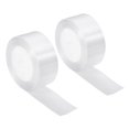 thumbnail image 1 of Unique Bargains 1.5 Inch Wide 24 Yards Satin Ribbon, 2 Pack Double Face Solid Crafts Roll for Party Home DIY Wrapping Decoration, White, 1 of 6