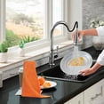 thumbnail image 4 of WHEANG Microfiber Cleaning Cloth Roll Tear Reusable Microfiber Paper Towels Lint Washable 20 Sheets For Kitchen Car Dishes And Sensitive (Orange), 4 of 4