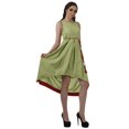 thumbnail image 2 of Moomaya Robes Asymétriques Femmes Décontractées Longues Sans Manches Robes de Soirée, 2 of 4