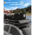 thumbnail image 2 of BeesClover Universal Roof Rack Basket, Steel Rooftop Cargo Carrier with Reflective Stickers, 2 of 9