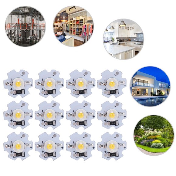 Light Chips, 25Pcs 5V LED Chips 200LM 3W High Power LED Lamp Beads For DIY Lighting Fixtures For Traffic, Landscape, Advertising Lighting