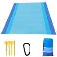 thumbnail image 1 of Tignapoo Foldable Waterproof Outdoor Picnic Mat with TPU Coating, Portable Beach Blanket for Camping, 210x200cm, 4 Windproof Pegs, Machine Washable, 4 Color Options, 1 of 6