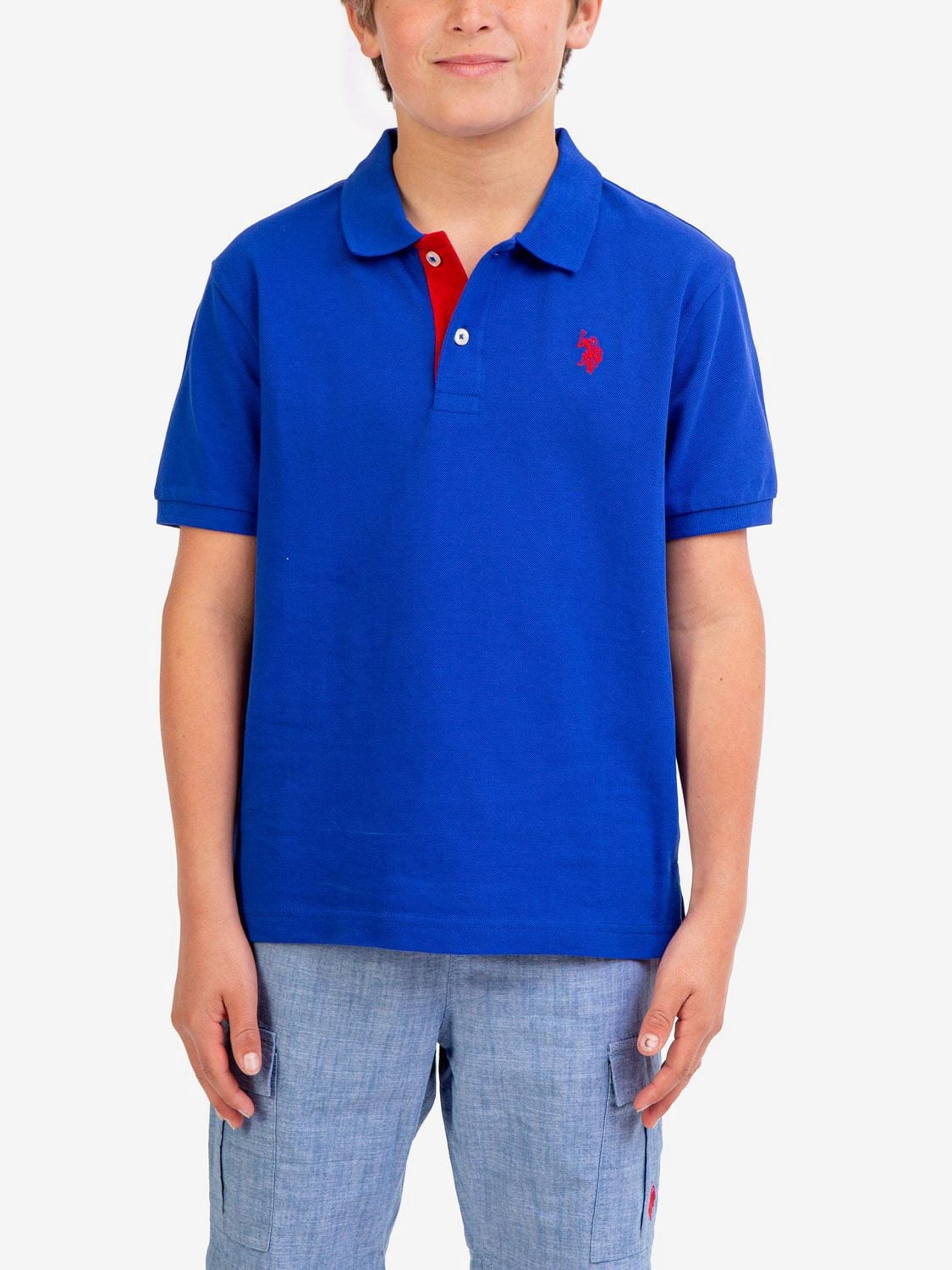 U.S. Polo Assn. Boy's Short Sleeve Polo Shirt