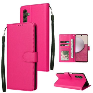 [PST] Samsung Galaxy A35 5G Wallet Case, Leather Magnetic Card Slot Wallet Folio Flip Case Cover