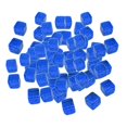 thumbnail image 1 of Milaget 100Pcs 10mm Transparent Clear Dice Set Entertainment Board Game Accessory Blue, 1 of 7