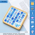 thumbnail image 1 of RKSTN Kitchen Utensils Set Kitchen Essentials Crafts Mosaicss Tile Set Wooden Cup Mats Mixed Color Mosaicss Set Crafts Pack 6ml Kitchen Decor, 1 of 4