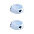 thumbnail image 3 of Dalazy Wear-resistant And Durable Plastic Dog Bowl For Long-lasting Bite Resistant light blue small size 2Set, 3 of 6