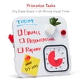 thumbnail image 2 of TIME TIMER MOD with Dry Erase Board &mdash; 60-Minute Visual Countdown Timer with Magnetic Whiteboard &mdash; For Notes, Chores, Classroom and Office, 2 of 5