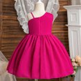 thumbnail image 5 of WEAIXIMIUNG Robes d'Été pour Filles Taille 6-7 Robe de Concours pour Enfants Filles Robe de Fête Nœud Papillon Sans Manches, 5 of 5