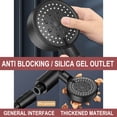 thumbnail image 3 of Xihbxyly Shower Head Multifunctional Shower Heads Anti Clogging Nozzles Hand Held Shower Head Detachable Shower Head Suitable for Bathroom Shower Cleaning, 3 of 7